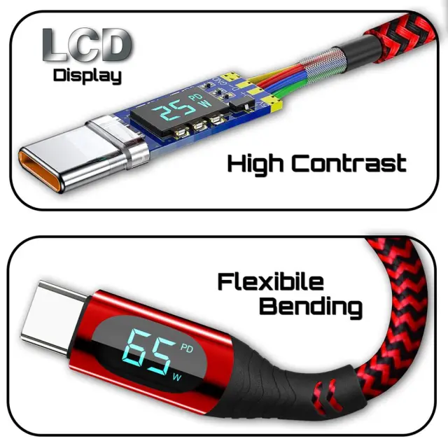 HedBOX RPC-D65W Καλώδιο USB-C LCD 3