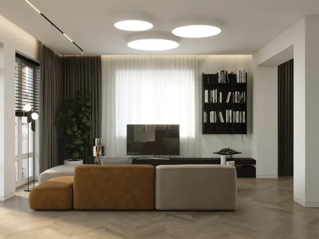 Malo Πλαφονιέρα οροφής LED 52W 3000K ø65cm λευκή Άσπρο 3