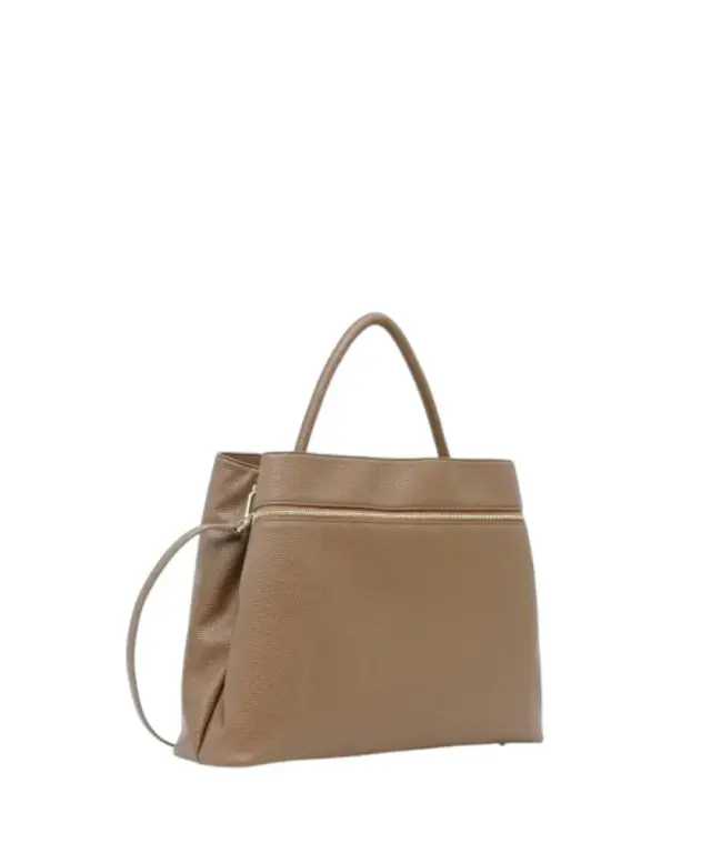 Twinset - Γυναικεία Τσάντα Shopper Βag T Lock 252TD8260-11054 Καφέ 2