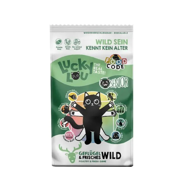 Lucky Lou Food Code Senior Πουλερικά & Φρέσκο Κυνήγι 1,70kg