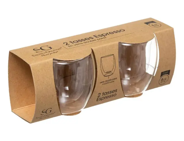 Σετ κούπες Clea Secret de Gourmet με χωρητικότητα 80ml - 2 τεμάχια 135986 2