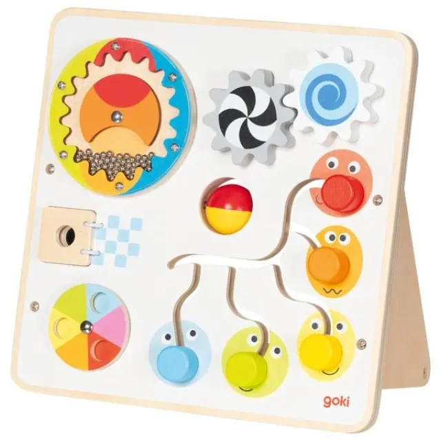 Goki Activity Board Ξύλινος Πίνακας Δραστηριοτήτων & Λεπτής Κινητικότητας (1+ ετών) 59959