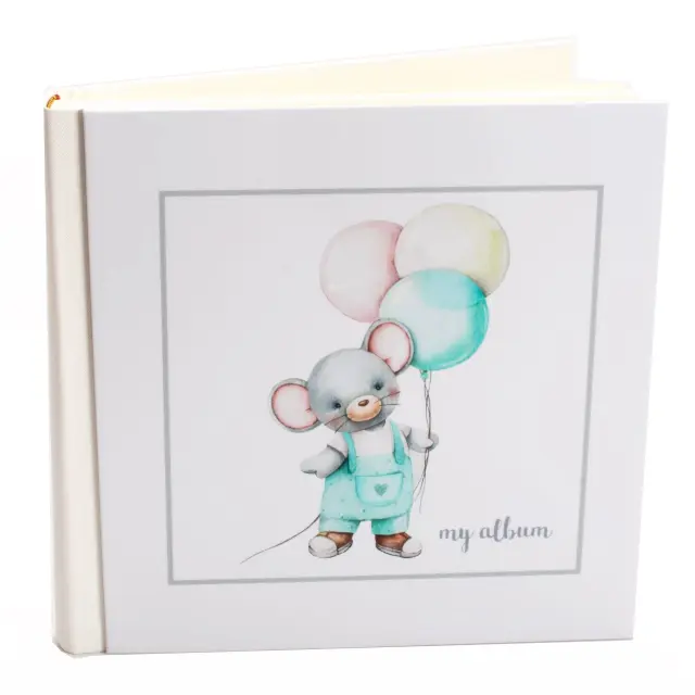 Άλμπουμ my album veraman mouse ριζόχαρτο 35x35cm και κουτί άλμπουμ