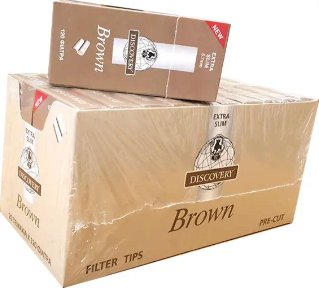 Discovery Brown Φιλτράκια - Extra Slim 20τεμ.