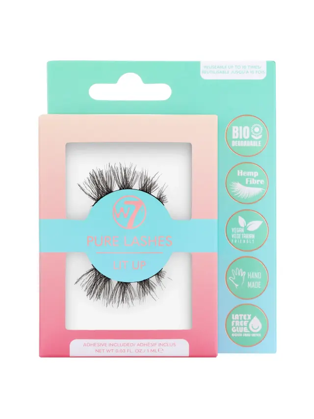Pure Lashes Biodegradable False Lashes Lit Up W7
