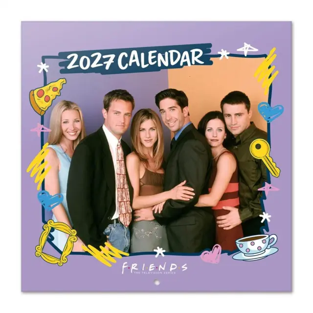 HMEΡΟΛΟΓΙΟ ΤΟΙΧΟΥ FRIENDS 2027 30X30 CALENDAR CP27019
