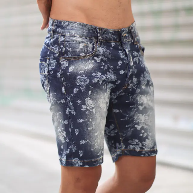 Βερμούδα Noshame® Jean με σχέδια - 652154 - 29 3