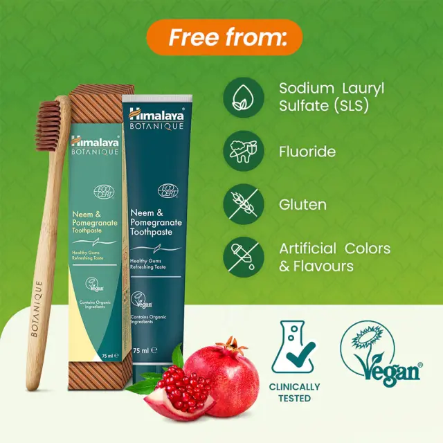 Himalaya Botanique Neem Pomegranate Toothpaste 3