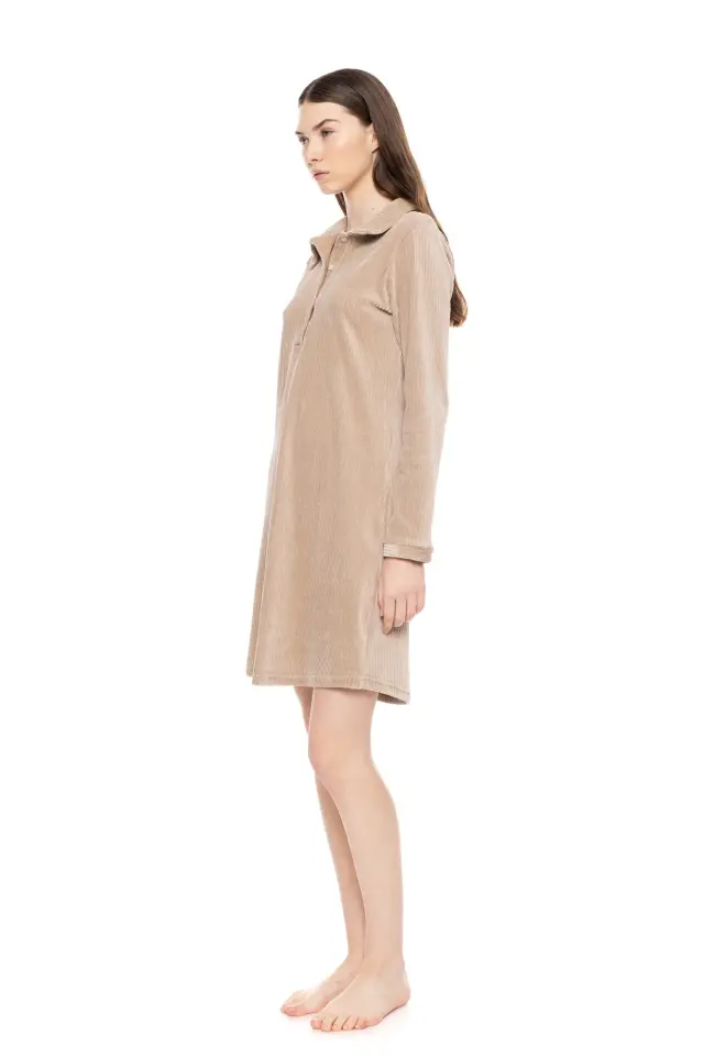 W1688 - Skin - NIGHTGOWN VELVET STRIPE 2