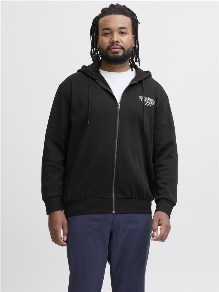 Ζακέτα φούτερ, JJMAKOTO SWEAT ZIP HOOD PLS, Jack & Jones (3XL-6XL) - 3XL