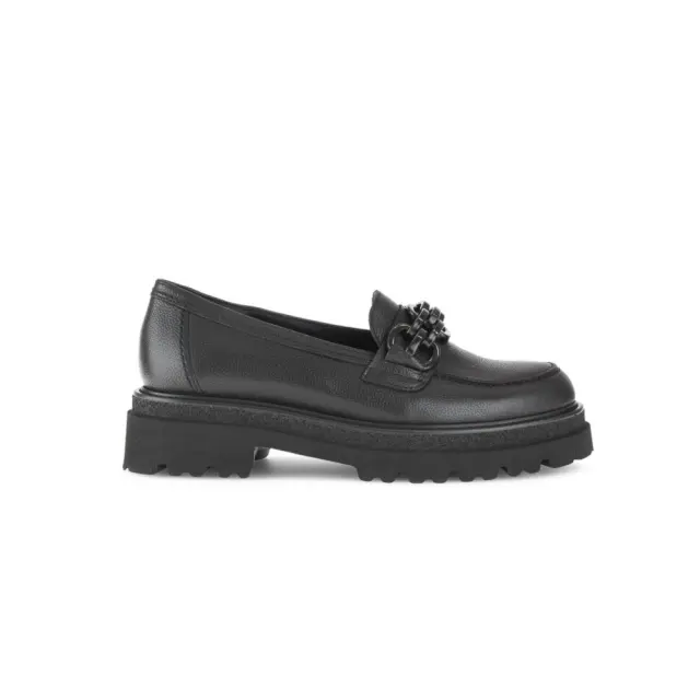 Gabor Μοκασίνια-Loafers Γυναικείο δέρμα Μαύρο GAB/55242 27-SCHWARZ