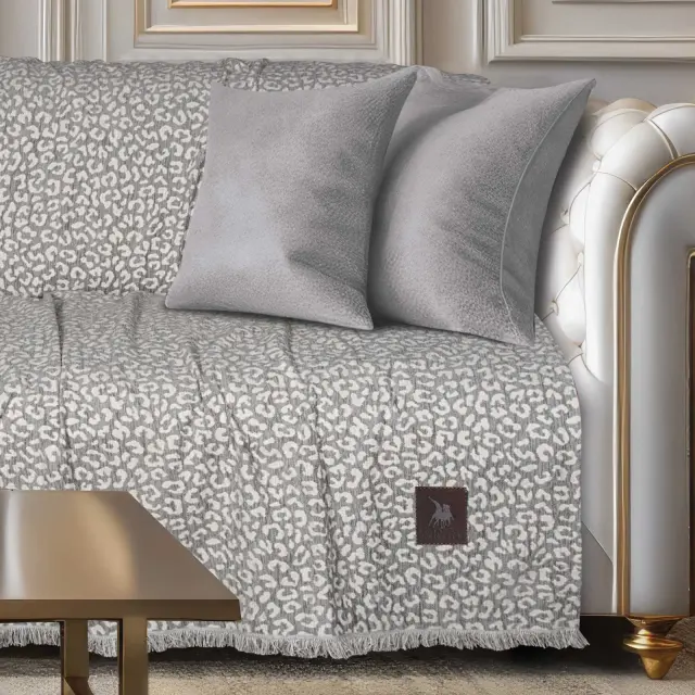 Ριχτάρι Διθέσιο 180x250 Essential Greenwich Polo Club 3980 Grey 70% Ακρυλικό Σενίλ-20% Βαμβάκι-10% Πολυέστερ 2