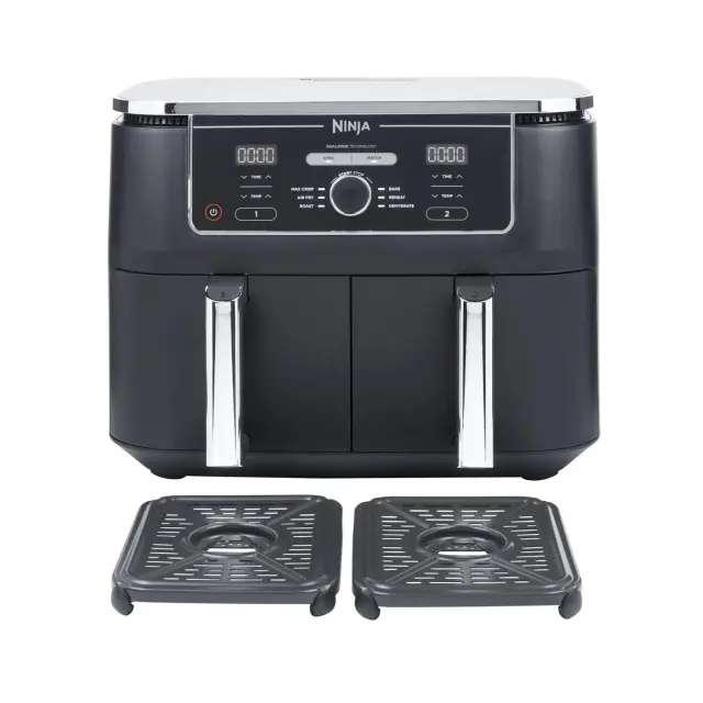 Ninja Double Air Fryer 9.5lt Black (AF400EU) (SNIAF400EU) SHARK NINJA 3
