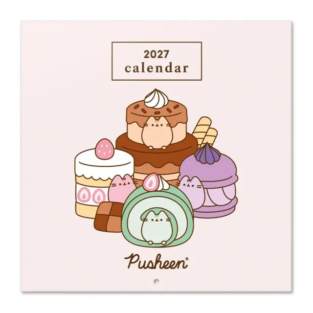 HMEΡΟΛΟΓΙΟ ΤΟΙΧΟΥ PUSHEEN 2027 30X30 CALENDAR CP27002