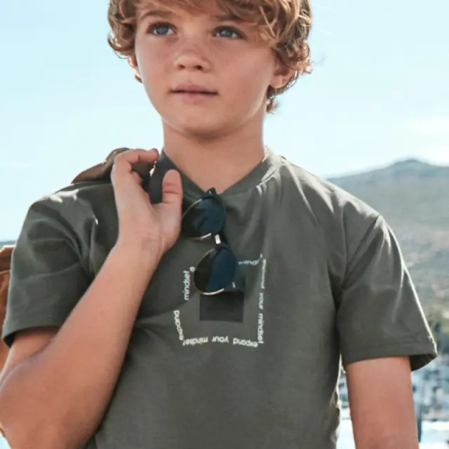 Junior 10 έως 18 ετών Μπλούζα κύβος πράσινο - 10Ε