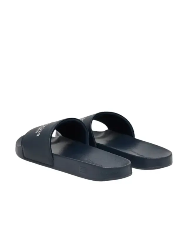 Tommy Hilfiger - Ανδρικές Παντόφλες Raised Pool Slide FM0FM05761-DW5 Μπλε Σκούρο - 44 3