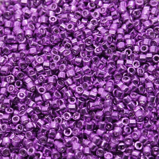 Χάντρα Miyuki Delica 11/0 - DB431 - Galvanized Dyed Fucshia ~7gr