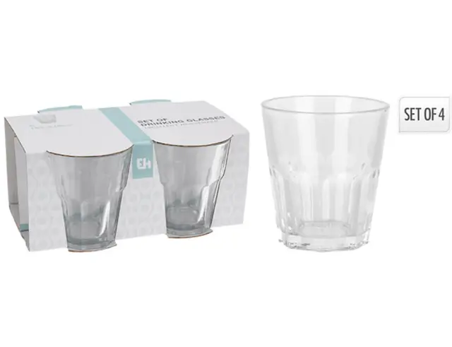 Σετ Γυάλινα Ποτήρια Κρασιού Excellent Houseware χωρητικότητας 180ml - 4 τεμάχια YE6000130 2