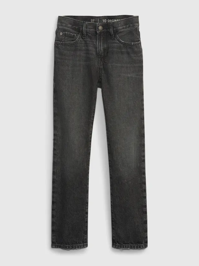 Μαύρο Παιδικό Original Fit Τζιν Παντελόνι Washwell™ black wash