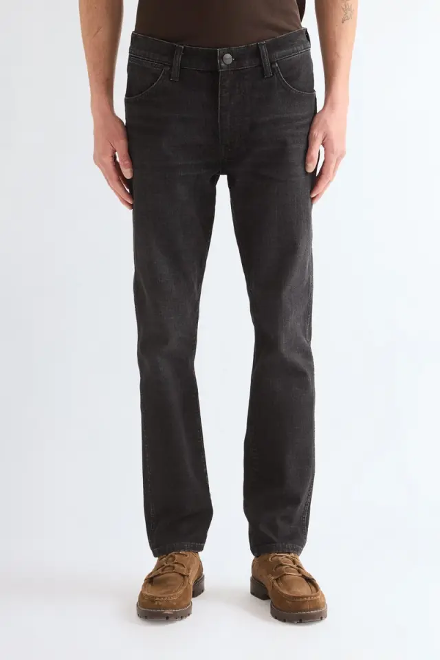 Wrangler Ανδρικό LARSTON STARLIGHT Τζιν Παντελόνι 112387655 – Washed Black - 30W 32L