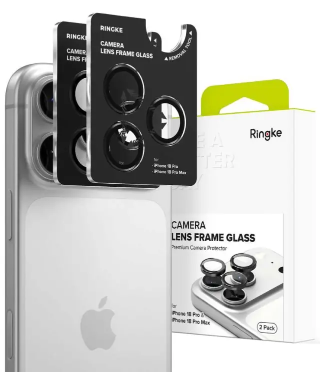 Ringke Camera Frame Protector 2-pack iPhone 18 Pro / 18 Pro Max Black