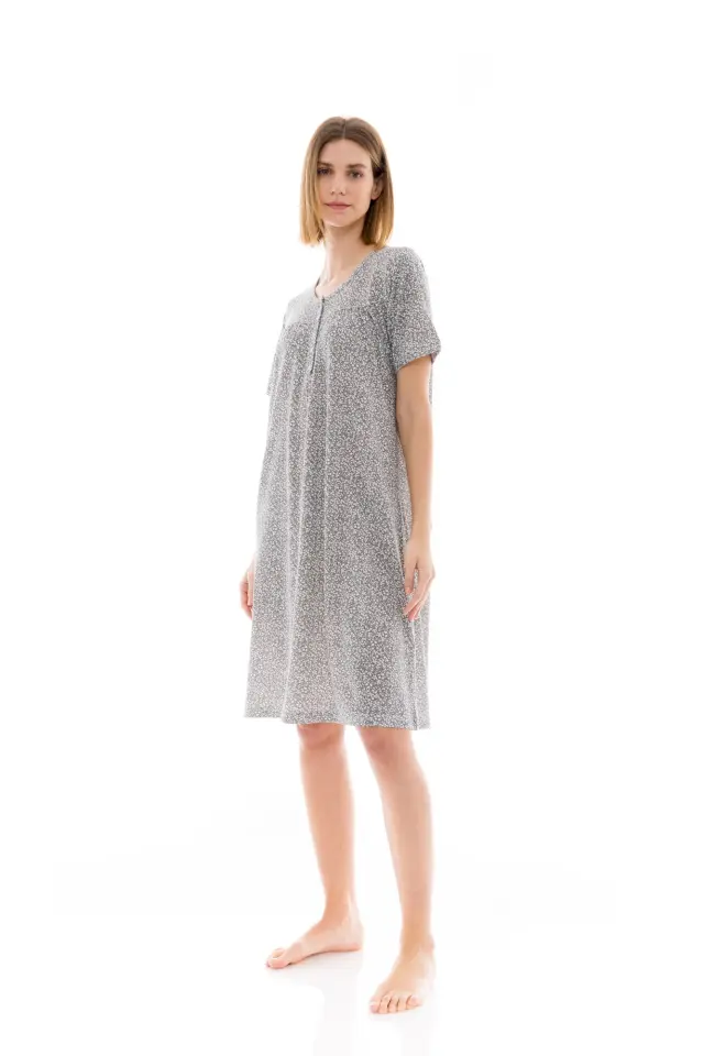 S1228 - Type - NIGHTGOWN CLASSIC AQUA FLOWER 3