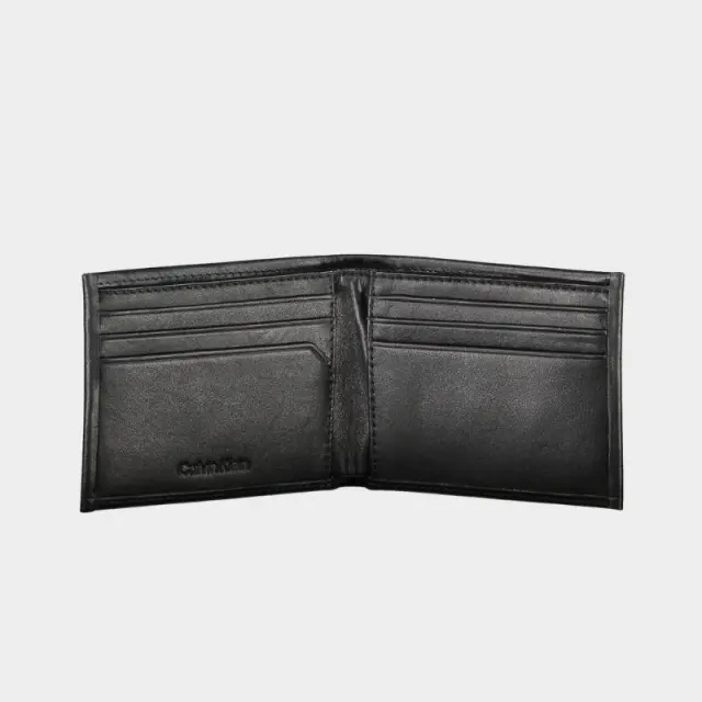 Calvin Klein - Δερμάτινο Ανδρικό Πορτοφόλι K50K510597-BAX Μαύρο 2