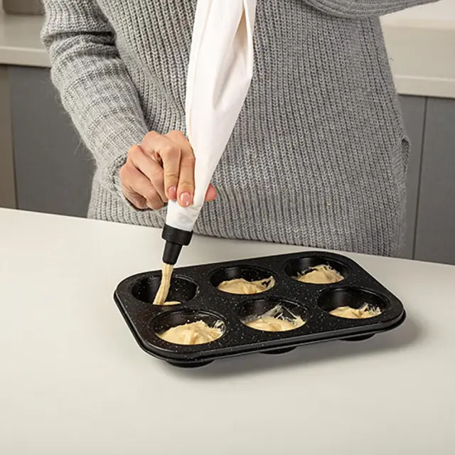 NAVA - Ταψί για muffins "Nature" με αντικολλητική επίστρωση stone 26.5cm 2