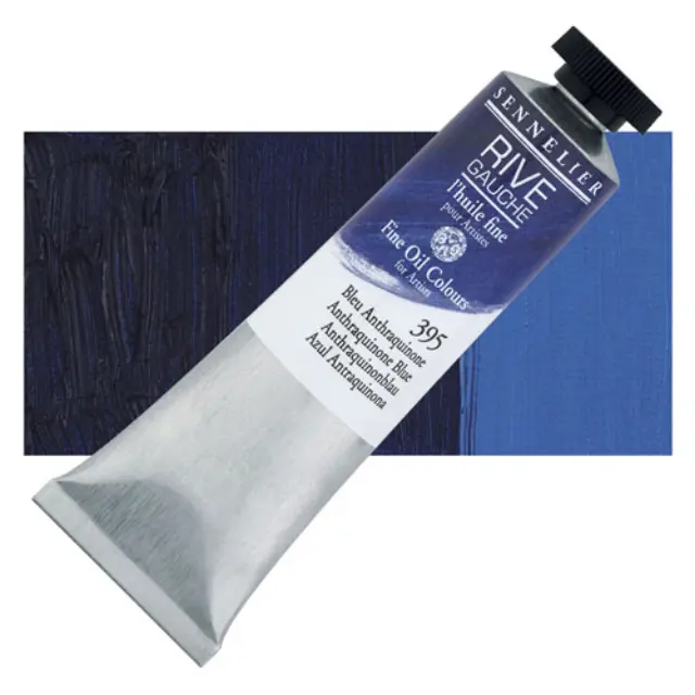 Sennelier Λάδι Rive Gauche 395 Anthraquione Blue - 40ml
