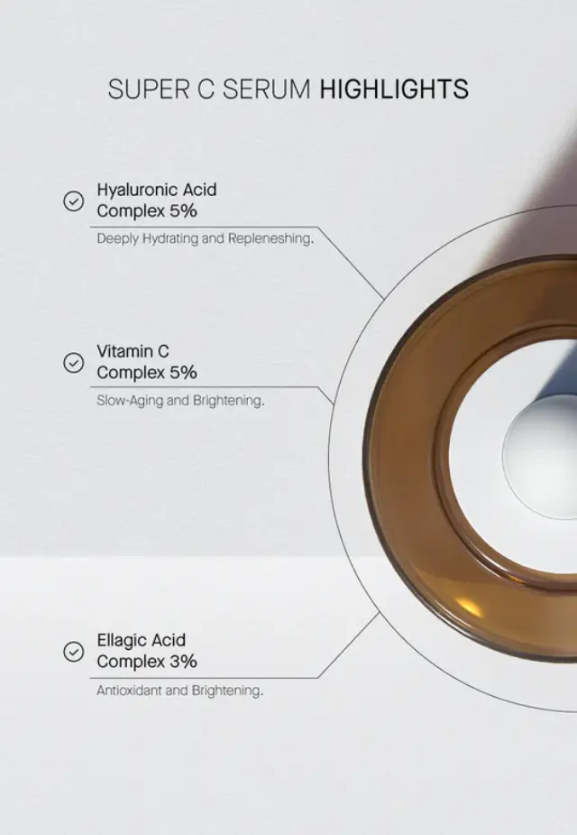 Niche Beauty Lab - Transparent Lab Super C Serum κατά των ρυτίδων + για σύσφιξη με Βιταμίνη C 30ml 3