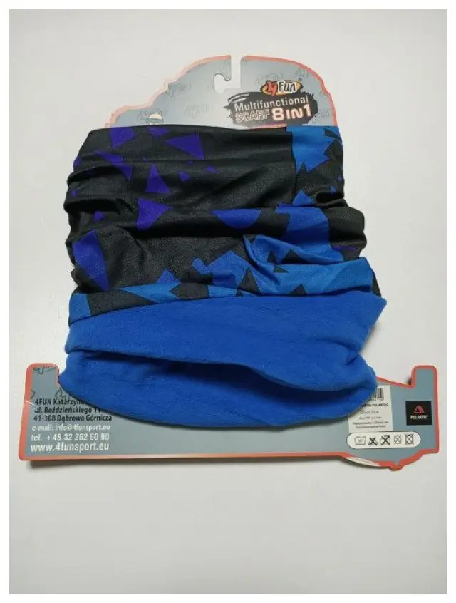 Μαντήλι Λαιμού με Fleece 4Fun Polartec Chaos Blue - POLARTEC-CHAOS BLUE/NAUTICAL 2