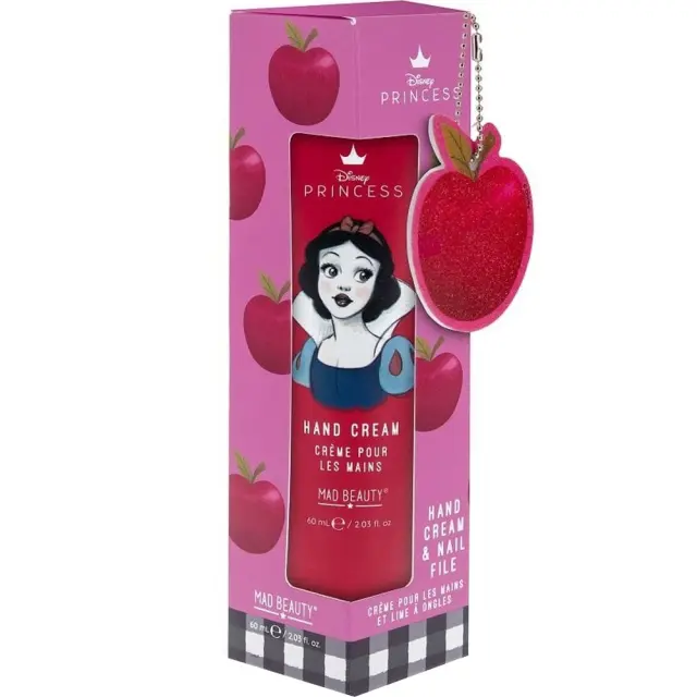Mad Beauty Disney Princess Snow White Hand Cream 60ml + Nail File, 1 Τεμάχιο