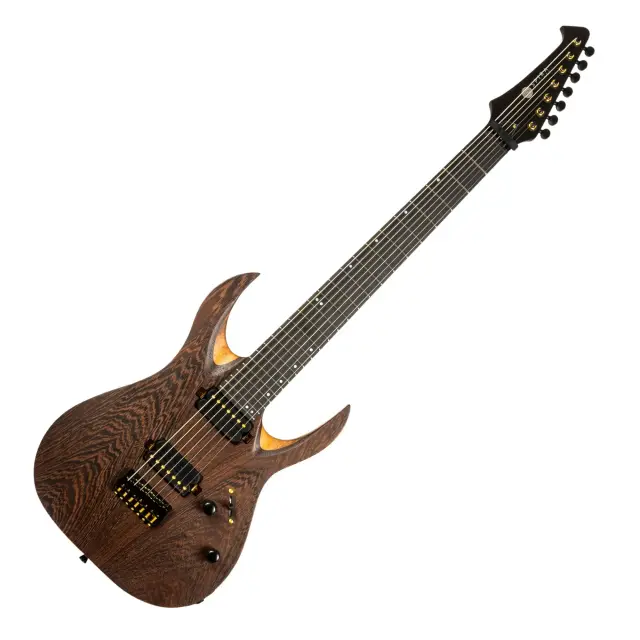 Spira S-1007 PRO Ηλεκτρική Κιθάρα 7άχορδη Black Limba