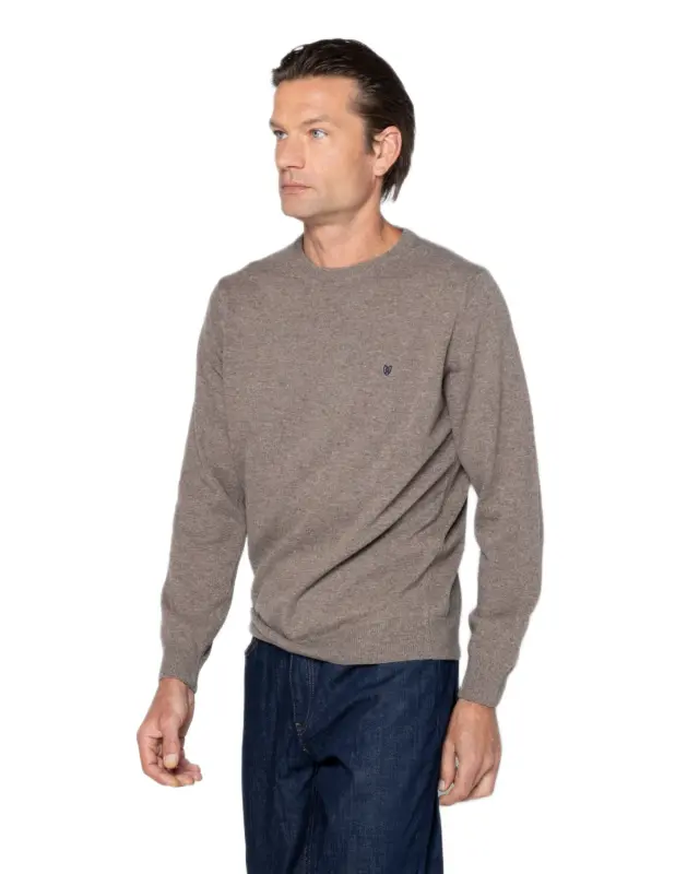 The Bostonians Lambswool ανδρική πλεκτή μπλούζα μακρυμάνικη 3MR00012-34 2