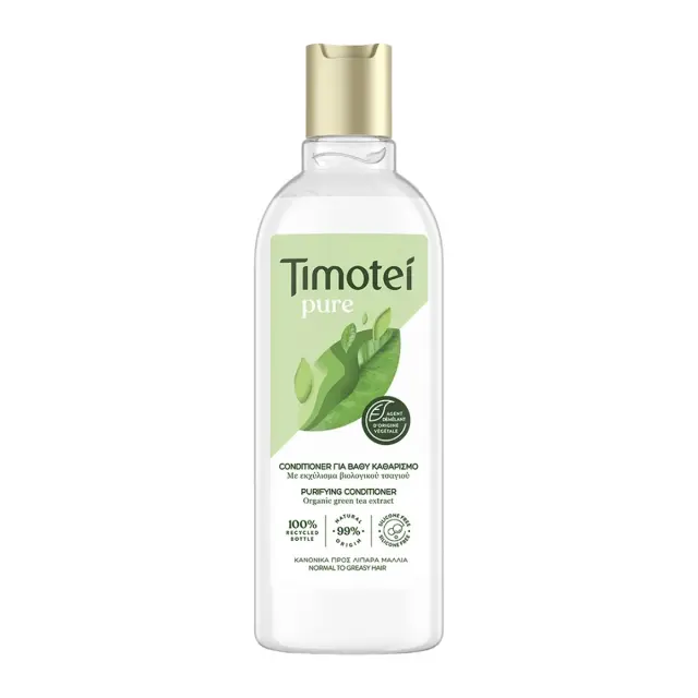 Timotei Conditioner για Βαθύ Καθαρισμό με Βιολογικό Πράσινο Τσάι 300ml
