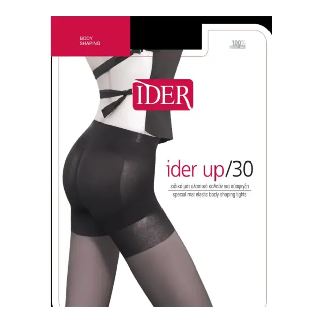 Ider Up 30D Καλσόν Body Shaping, Χρώμα Μαύρο - M