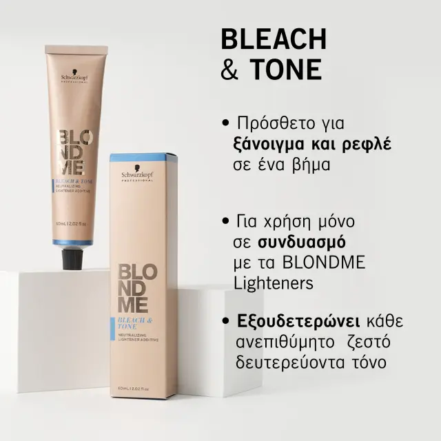 Schwarzkopf Professional BlondMe Bleach Tone Color B-Ash Additive 60ml 2