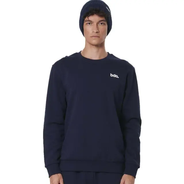 Body Action Men's Fleece Crewneck Sweatshirt Μπλε Σκούρο 063510-04B (Body Action)