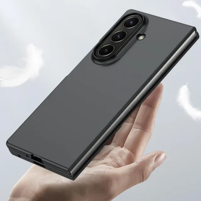 Skin Feel Shockproof Θήκη για Galaxy Z Fold 7/ Z Fold 8 Ultra- Black OEM 2