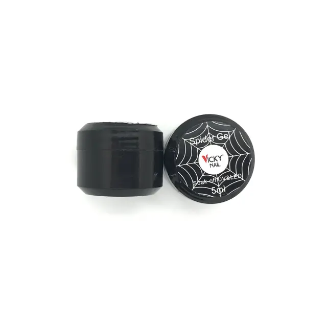 Spider gel 5ml - Vicky nail ΜΑΥΡΟ