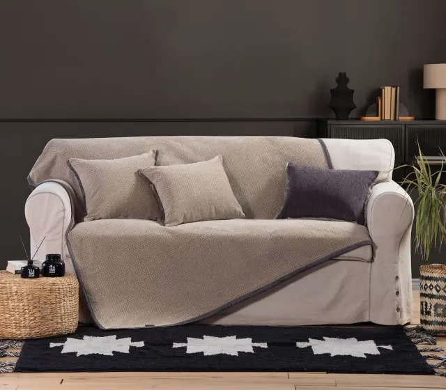 ΡΙΧΤΑΡΙ ΠΟΛΥΘΡΟΝΑΣ BRAND 170X180 BEIGE NEF NEF