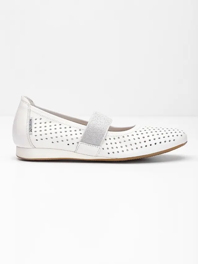Mephisto Μπαρέτες Γυναικείο δέρμα Άσπρο MEP/BILLIE PERF WHITE - 36 3
