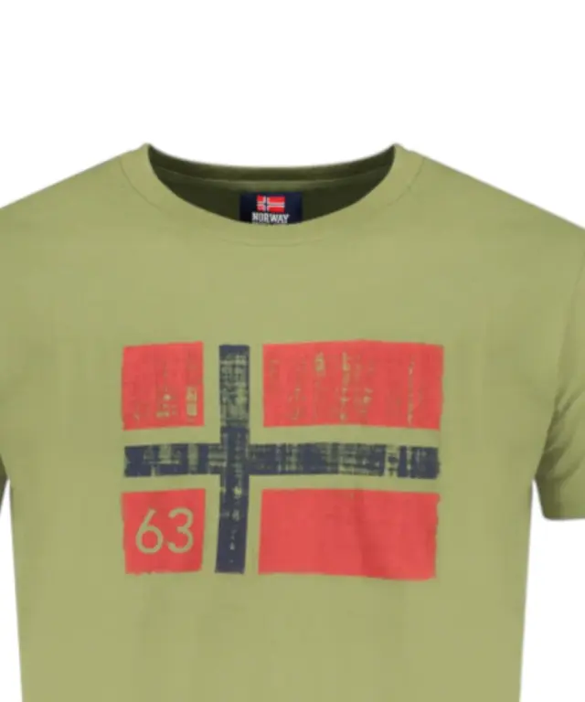 Norway Nautical School - Ανδρικό T-shirt Κοντομάνικο 846019-MILITY Πράσινο - XL 3