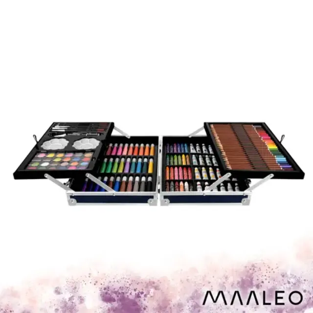 Maaleo Μεταλλική Βαλίτσα Ζωγραφικής Αστροναυτης 145τμχ 3