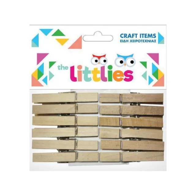 The Littlies Ξύλινα Μανταλάκια 48cm (000646523)