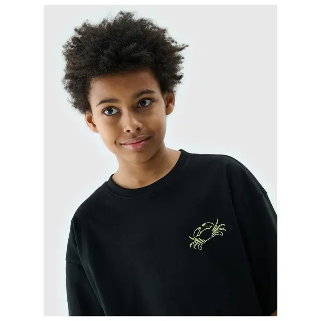 4F T-shirt Black 4FJWSS25TTSHM1914-20 - 134 3