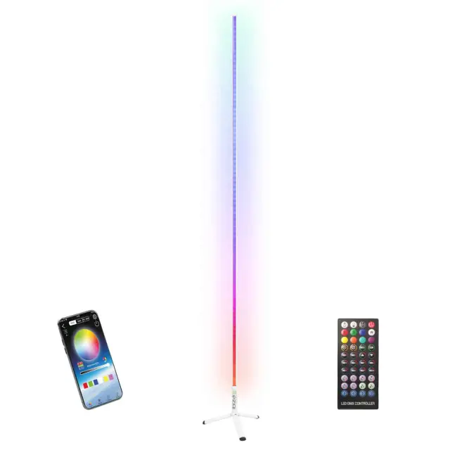 IBIZA MAGIC-COLOR-STICK-1.5WH RGB LIGHT TUBE ON A STAND 1.5m (16-1040)