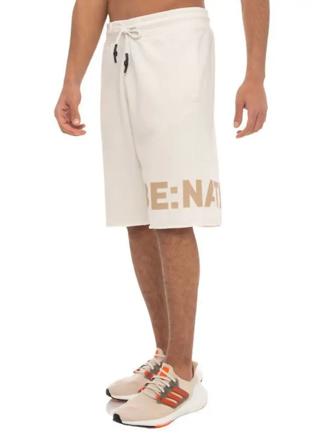 BE NATION ESSENTIALS TERRY SHORTS WITH RAW EDGES - XL 2