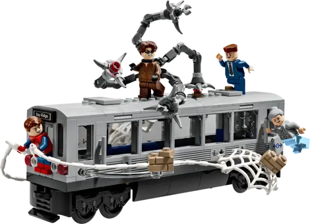 LEGO Super Heroes Spiderman vs Doc Ock Subway Train Scene για 9+ Ετών 393τμχ