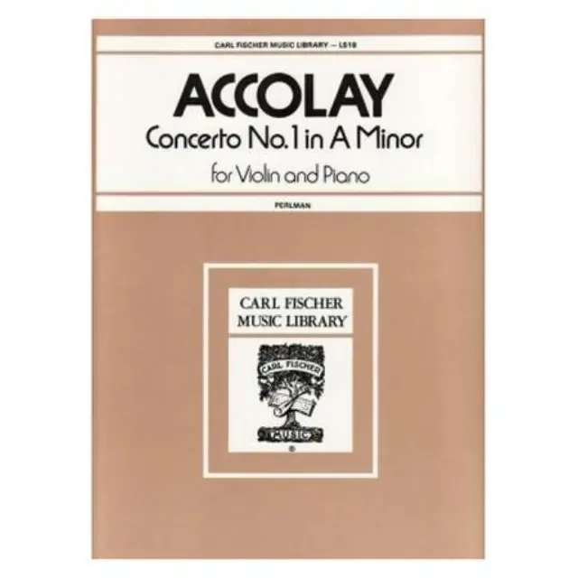 ACCOLAY - Concerto N.1 A Minor - Fischer